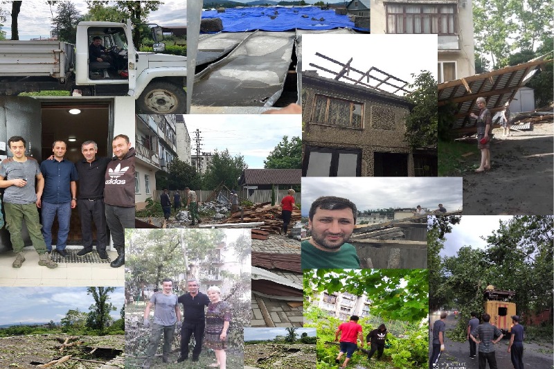 Обрушившийся на столицу ураган нанес значительный ущерб